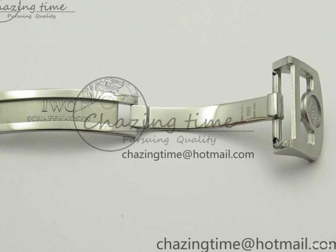 MIROTIME 0521 Affordable Portuguese Real PR Real Annual Calendar IW5035 ZF 1:1 Best Edition White Dial Blue Markers on Blue Leather Strap A 7143